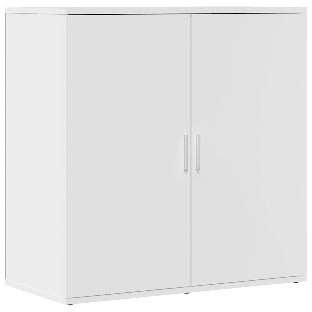 Sideboard White 79x38x80 cm Engineered Wood
