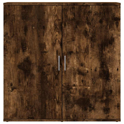 Sideboard Smoked Oak 79x38x80 cm Engineered Wood