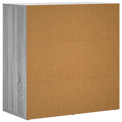 Sideboard Grey Sonoma 79x38x80 cm Engineered Wood