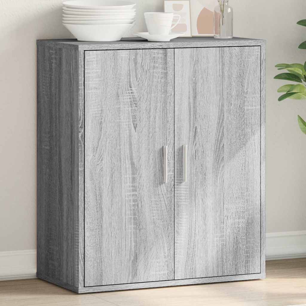 Sideboard Grey Sonoma 79x38x80 cm Engineered Wood