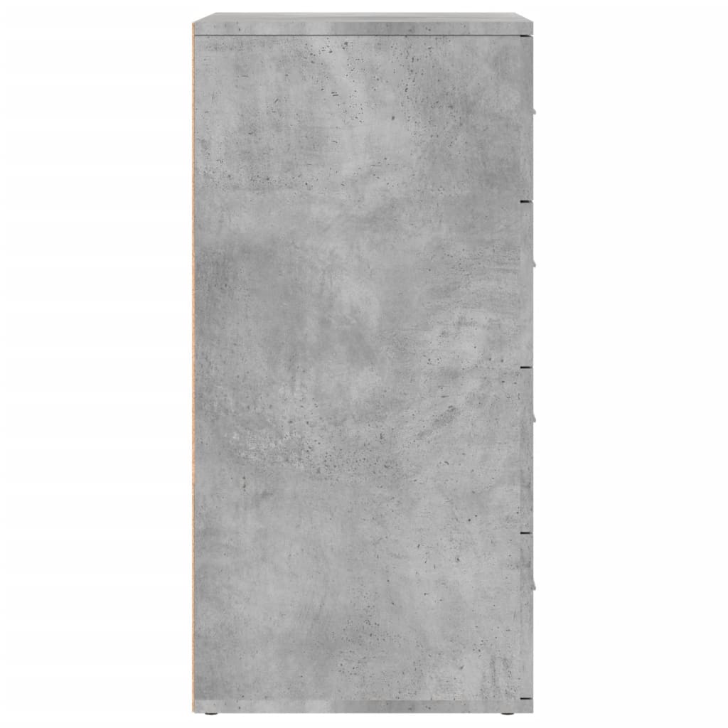Sideboard Concrete Grey 60x39x80 cm Engineered Wood