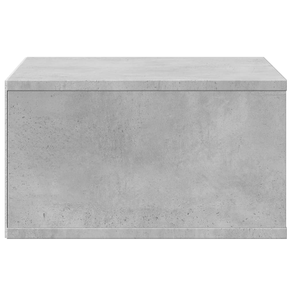 Printer Stand Concrete Grey 49x40x22,5 cm Engineered Wood