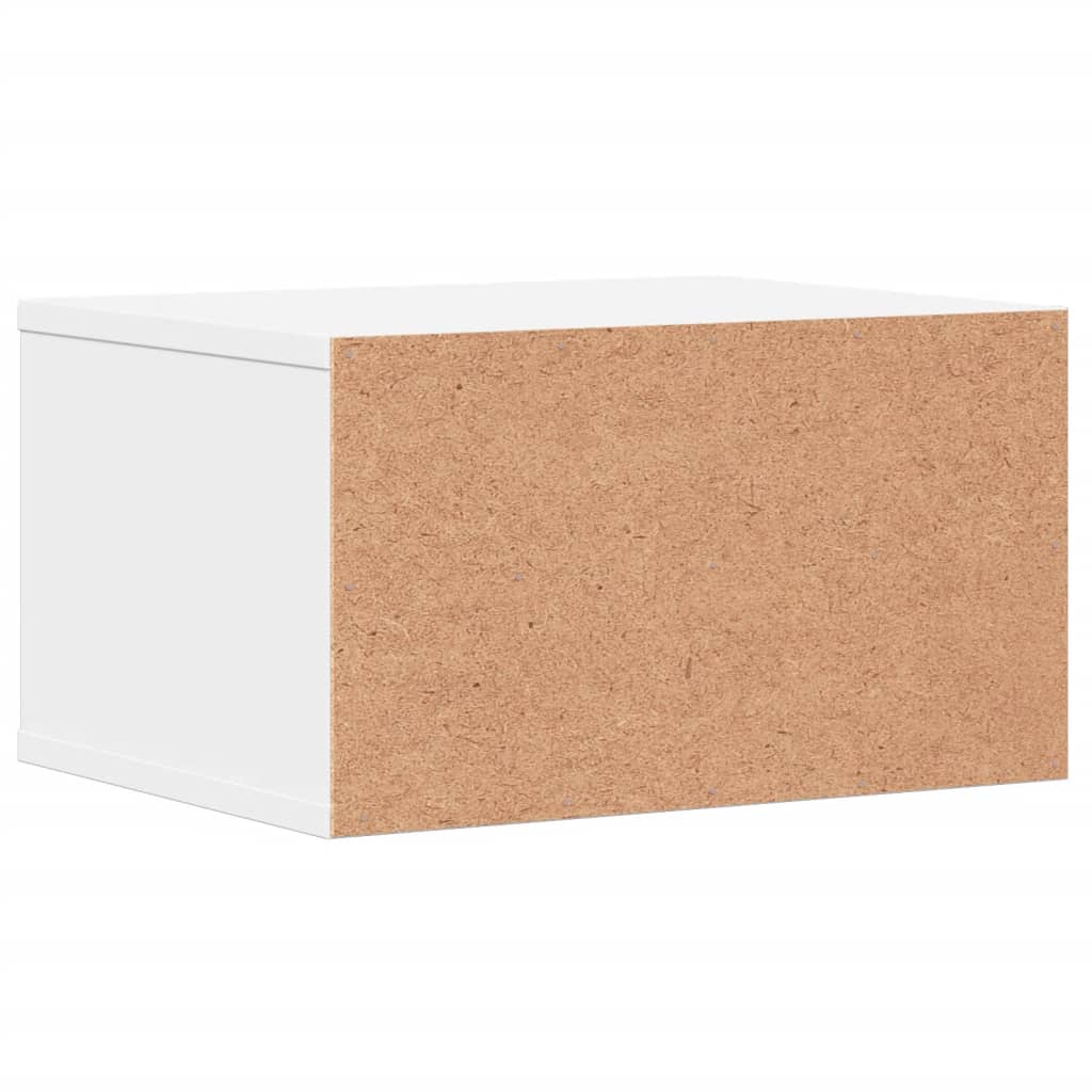 Printer Stand White 40x32x22,5 cm Engineered Wood