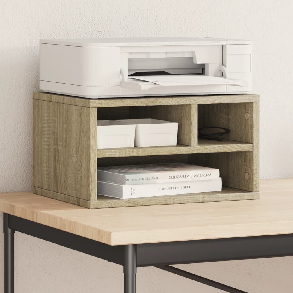 Printer Stand Sonoma Oak 40x32x22,5 cm Engineered Wood