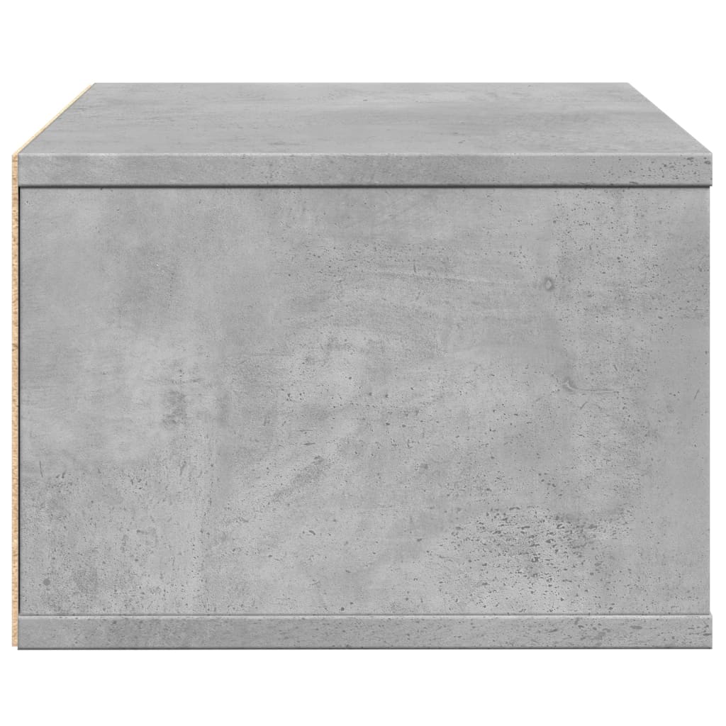 Printer Stand Concrete Grey 40x32x22,5 cm Engineered Wood