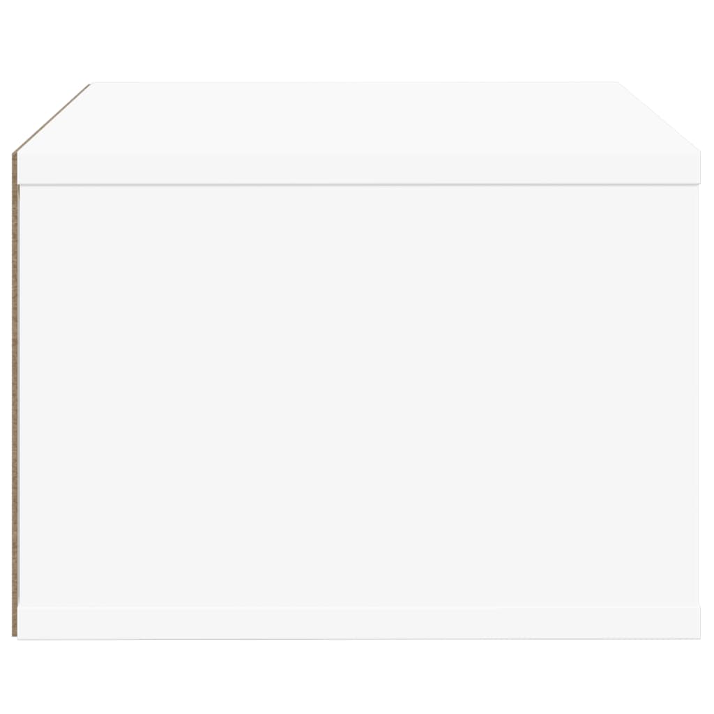 Printer Stand White 40x32x22,5 cm Engineered Wood