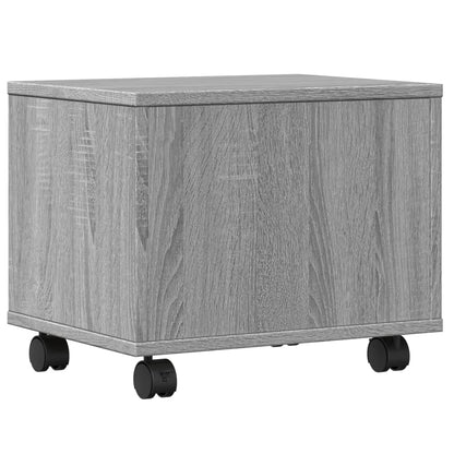 Printer Stand with Wheels Grey Sonoma 41x32x34,5 cm