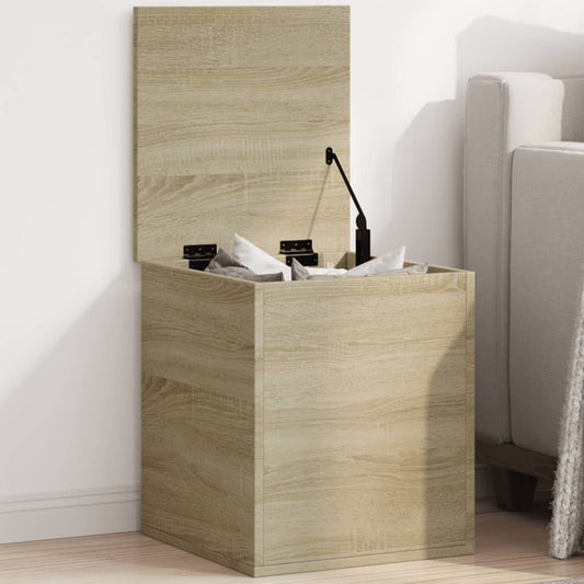 Storage Box Sonoma Oak 40x42x46 cm Engineered Wood
