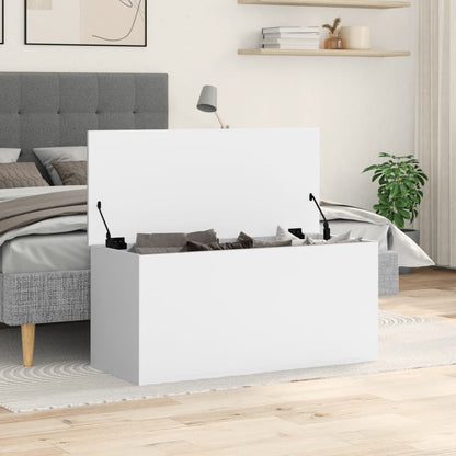 Storage Box | White | Engineered Wood | Medium | Storage Box