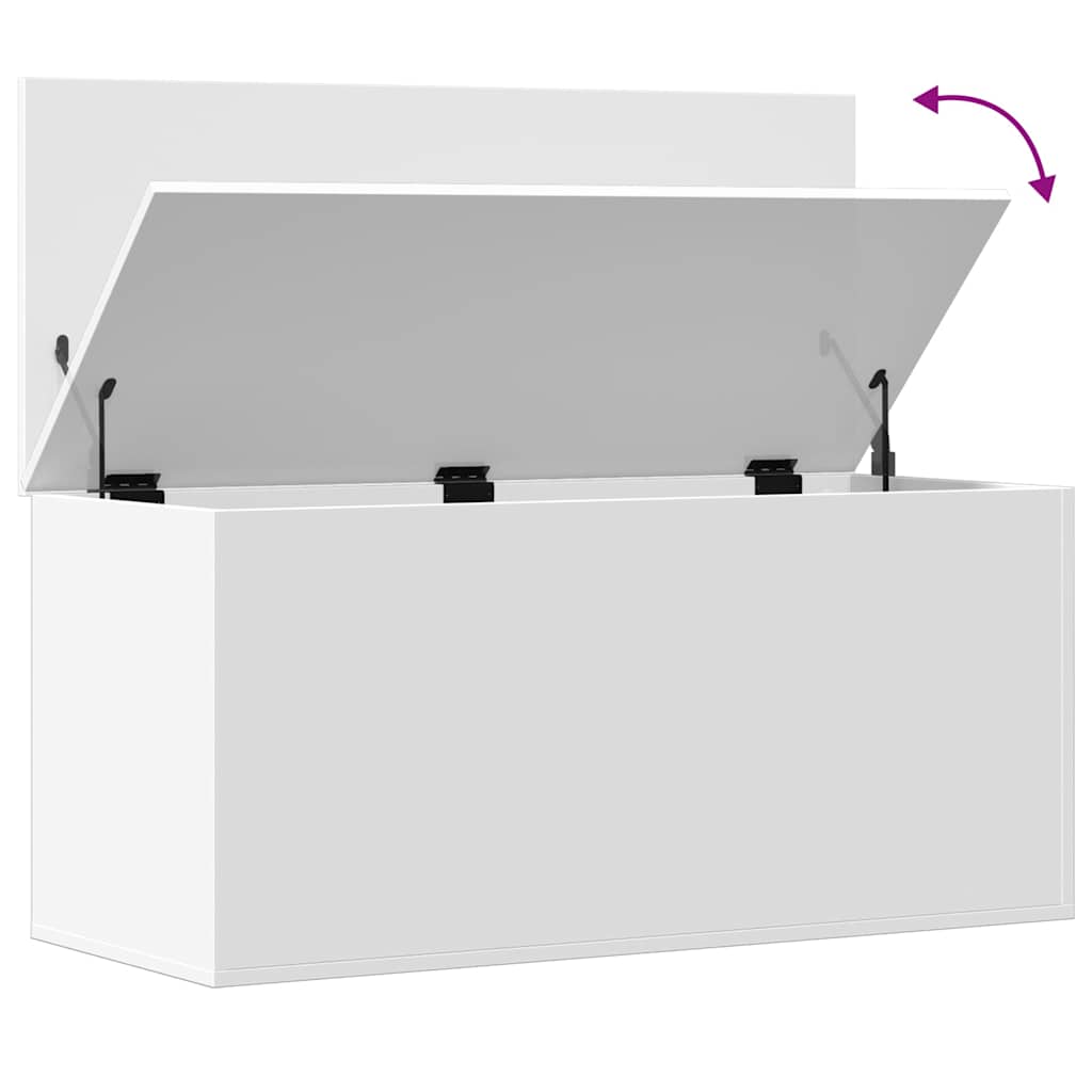Storage Box | White | Engineered Wood | Medium | Storage Box