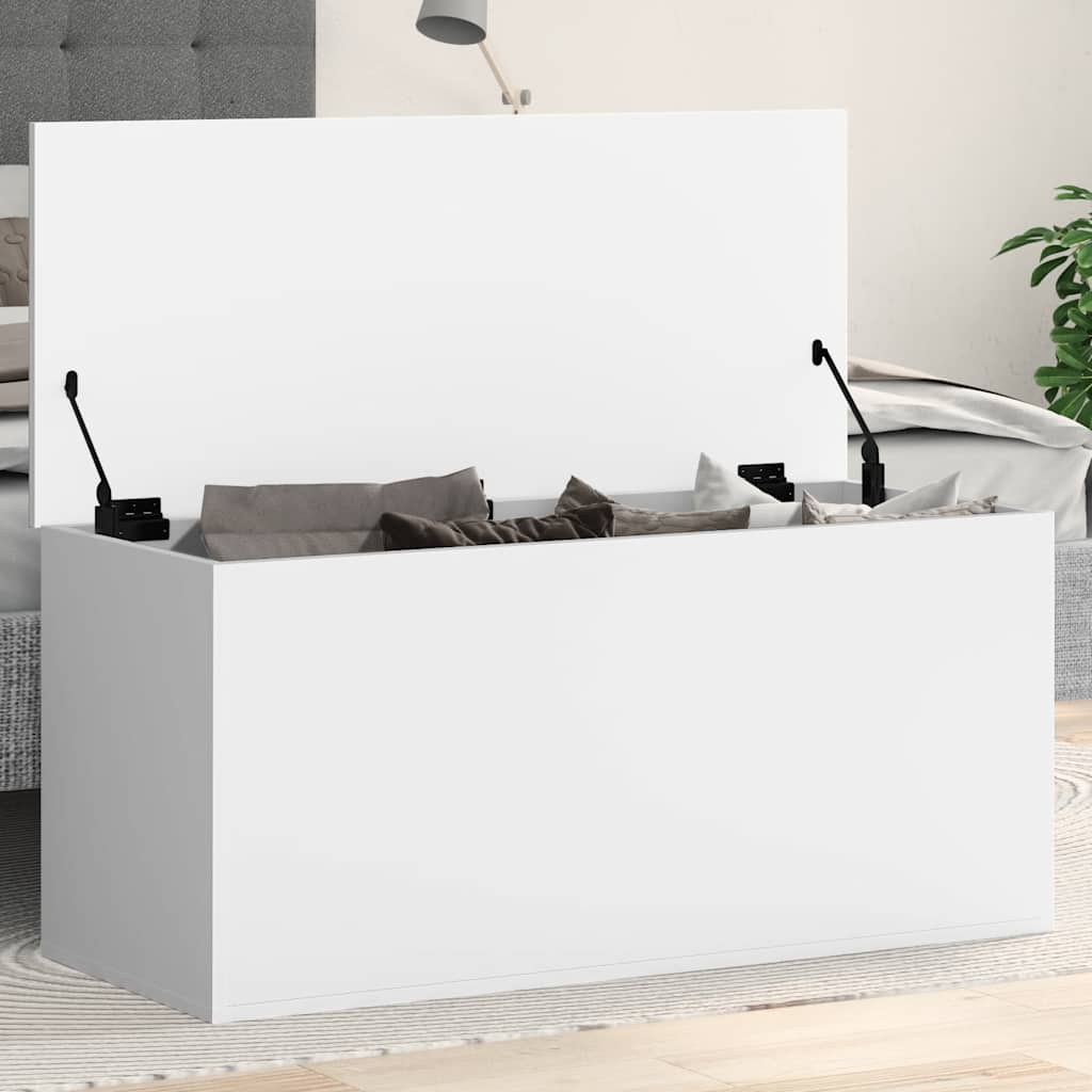Storage Box | White | Engineered Wood | Medium | Storage Box