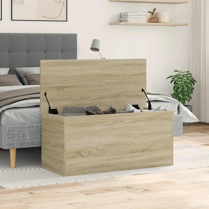 Storage Box | Sonoma Oak | Engineered Wood | 100 x 42 x 46 cm