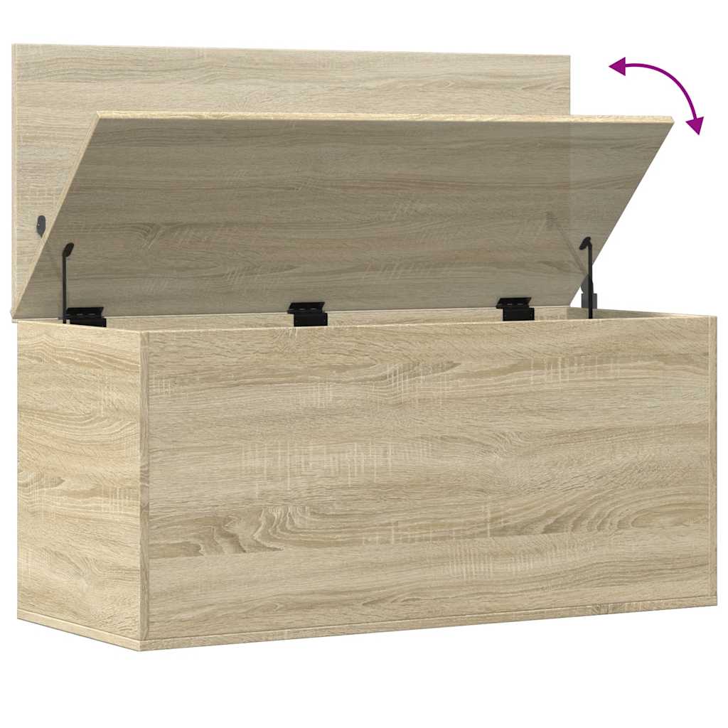 Storage Box | Sonoma Oak | Engineered Wood | 100 x 42 x 46 cm