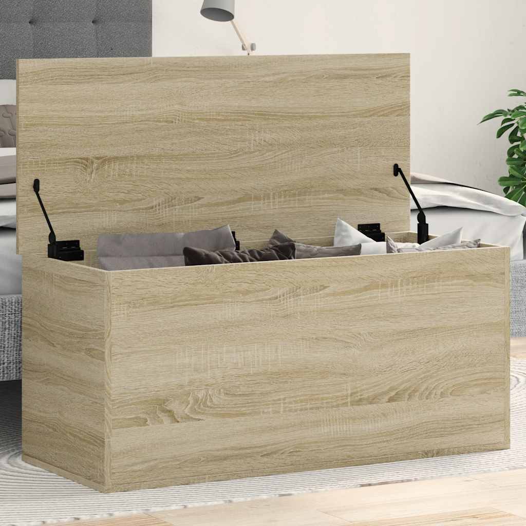 Storage Box | Sonoma Oak | Engineered Wood | 100 x 42 x 46 cm