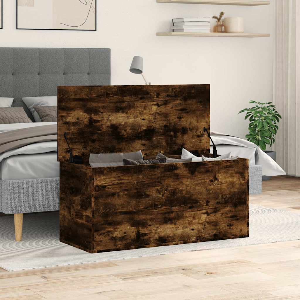 Storage Box | Smoked Oak | Engineered wood | Medium | Storage Box