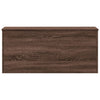 Storage Box Brown Oak 100x42x46 cm Engineered Wood