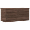 Storage Box Brown Oak 100x42x46 cm Engineered Wood