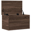 Storage Box Brown Oak 60x35x35 cm Engineered Wood
