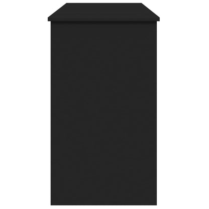 Dressing Table with Mirror Black 100x45x76 cm