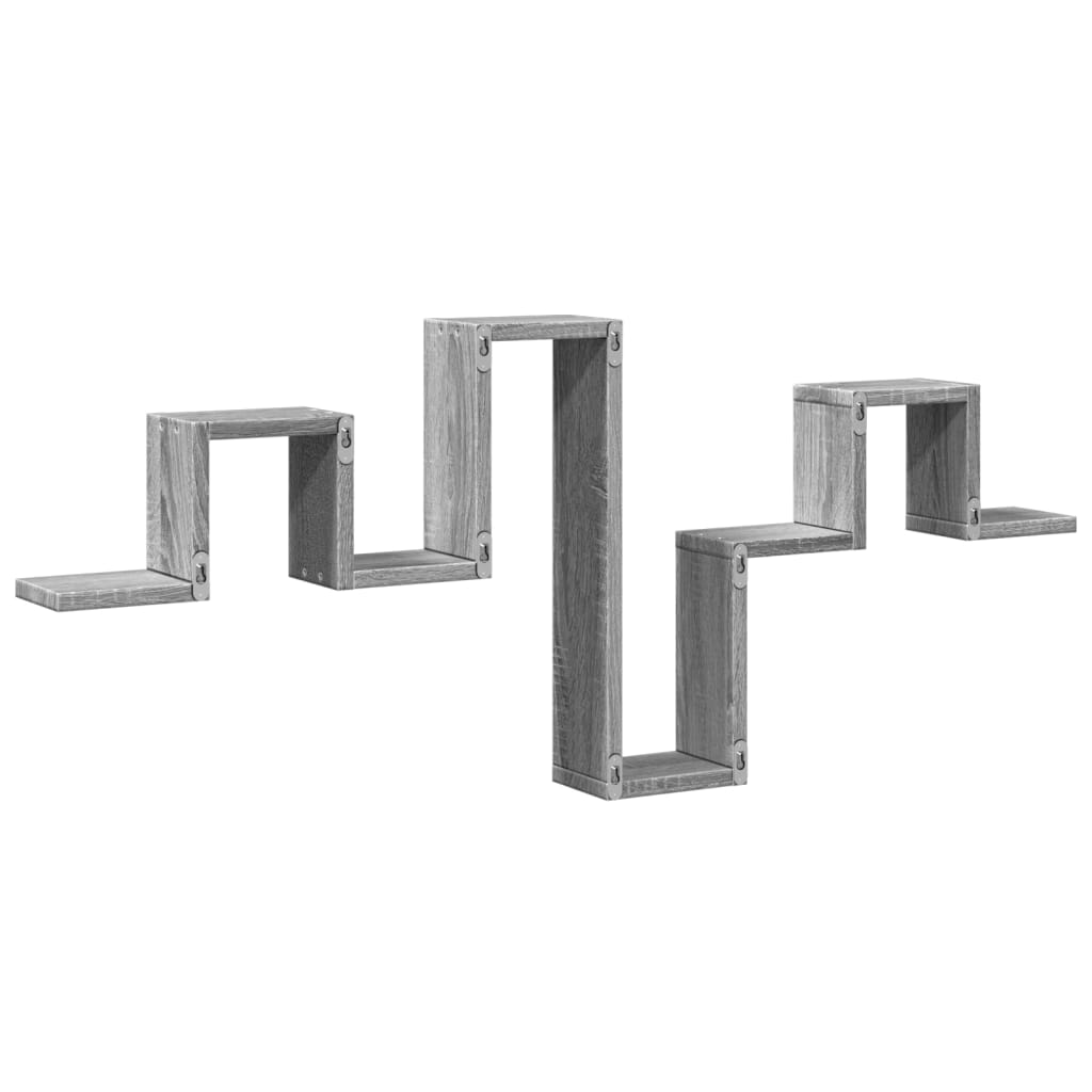 Wall Shelf Grey Sonoma 104.5x10x43 cm Engineered Wood