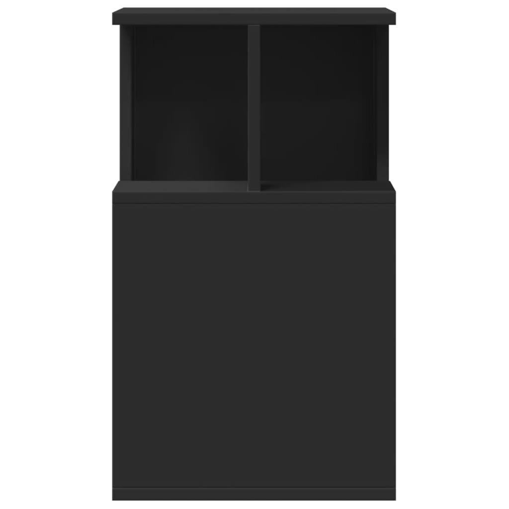 Side Table Black 35x35x60 cm Engineered Wood