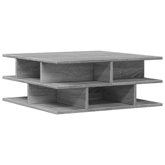 Coffee Table Grey Sonoma 70x70x29 cm Engineered Wood