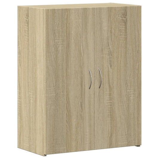 File Cabinet Sonoma Oak 60x32x77.5 cm Engineered Wood