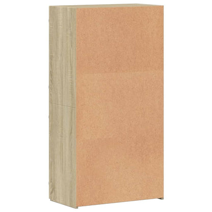 File Cabinet Sonoma Oak 60x32x115 cm Engineered Wood