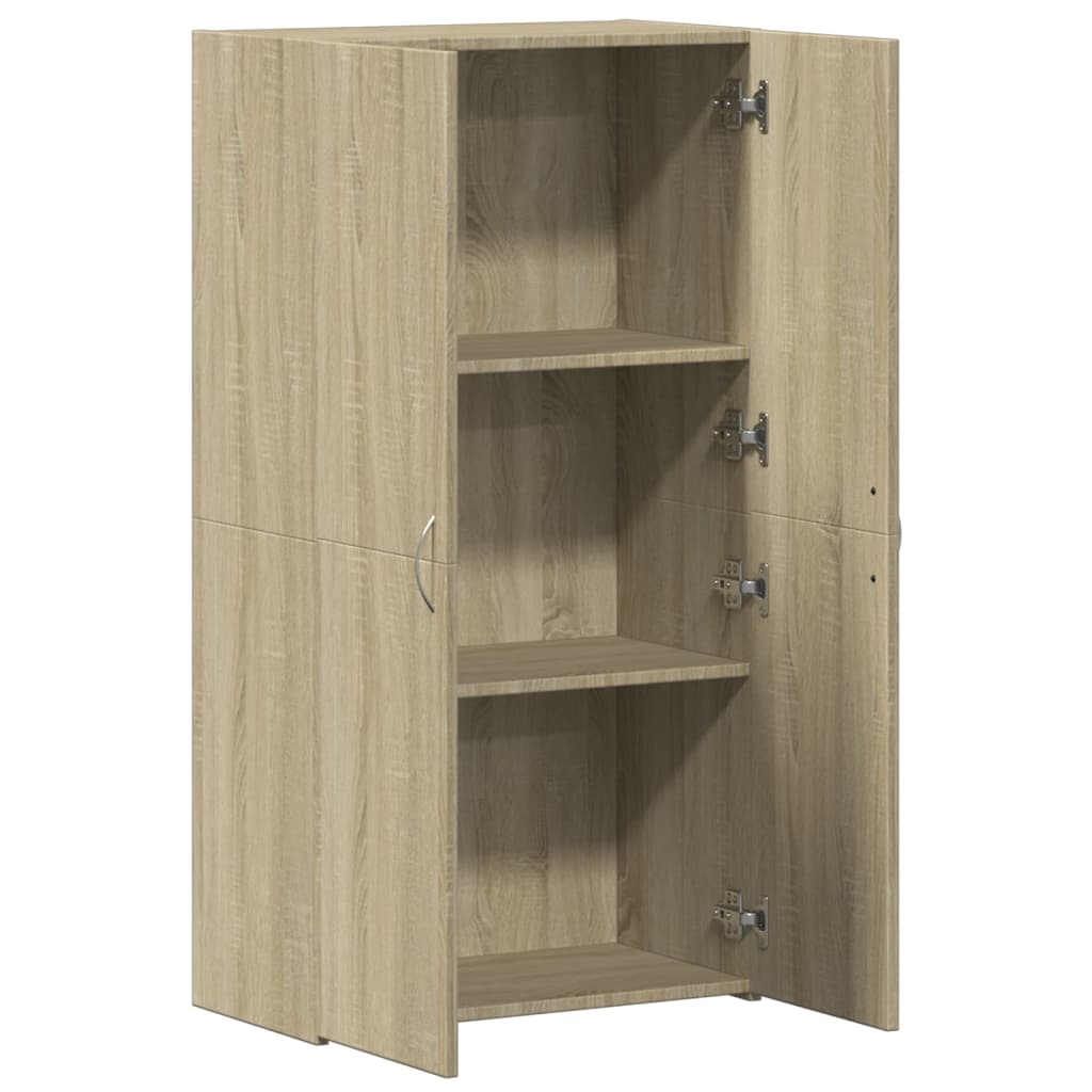 File Cabinet Sonoma Oak 60x32x115 cm Engineered Wood