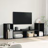 TV Cabinets 2 pcs Black 75x30x50 cm Engineered Wood