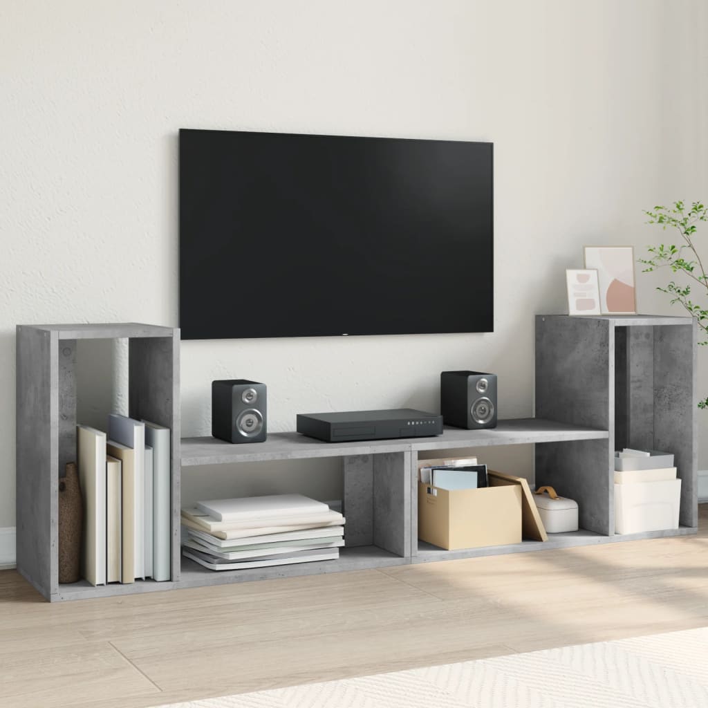 TV Cabinet Concrete Grey