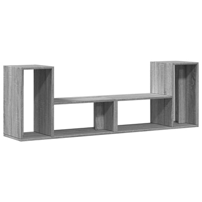 2 Piece TV Cabinet Set Grey Sonoma 75x30x50 cm Engineered Wood