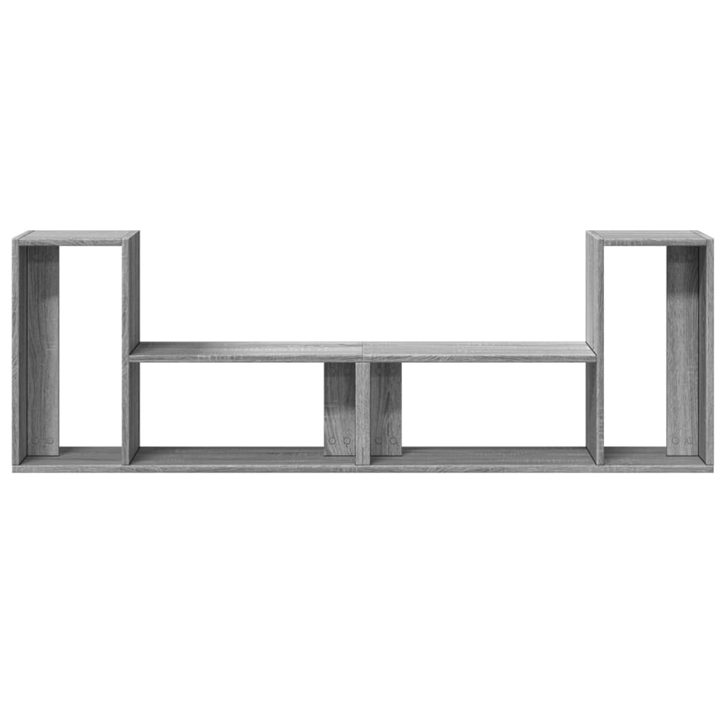 2 Piece TV Cabinet Set Grey Sonoma 75x30x50 cm Engineered Wood