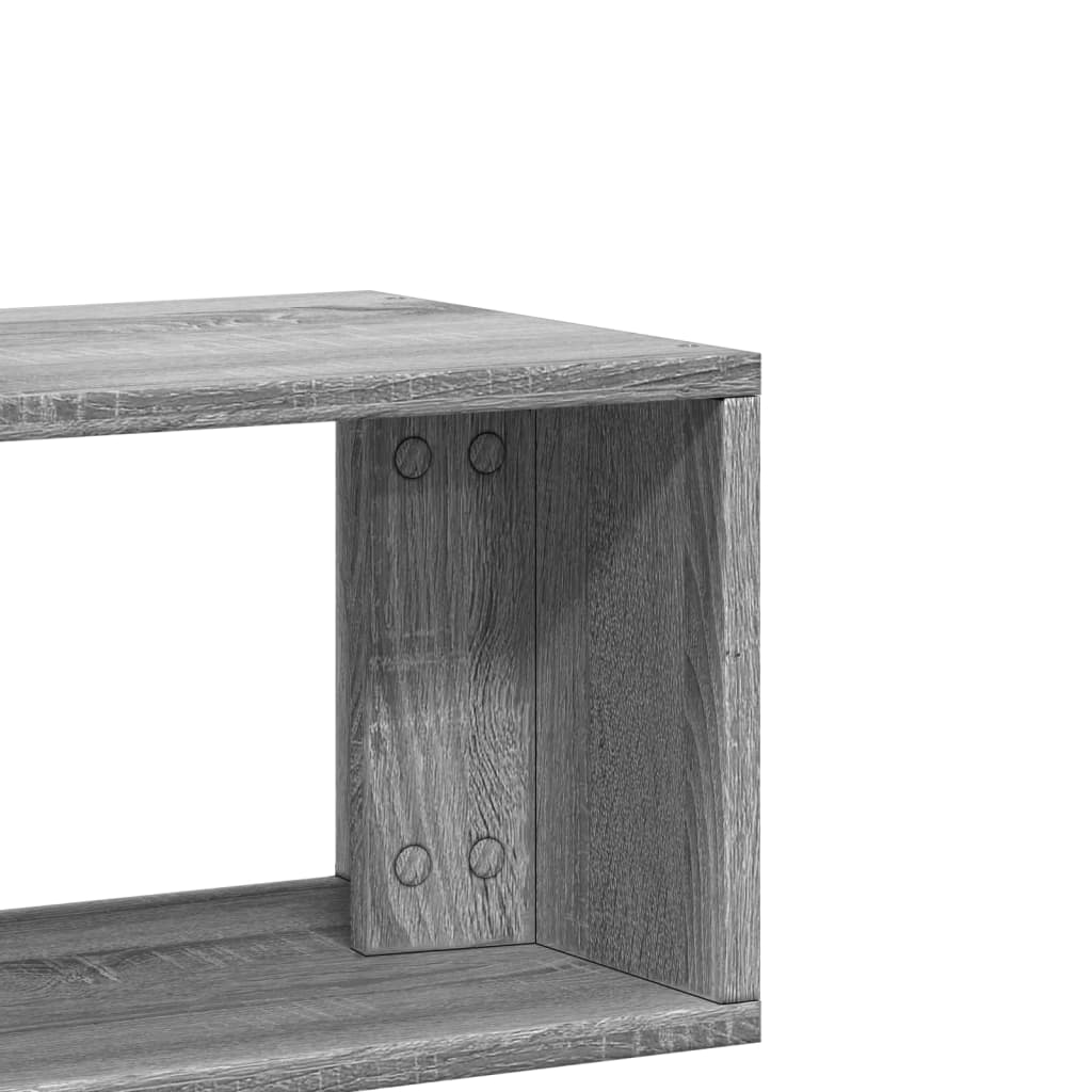 2 Piece TV Cabinet Set Grey Sonoma 75x30x50 cm Engineered Wood