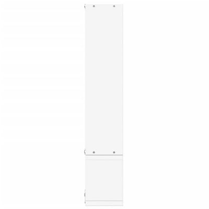 Wall Shelf White 96x12x64 cm Engineered Wood