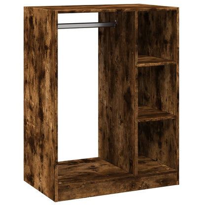 Wardrobe Smoked Oak 77x48x102 cm Engineered Wood