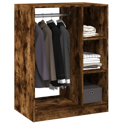 Wardrobe Smoked Oak 77x48x102 cm Engineered Wood