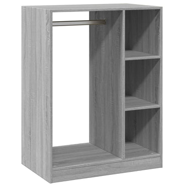 Wardrobe Grey Sonoma 77x48x102 cm Engineered Wood