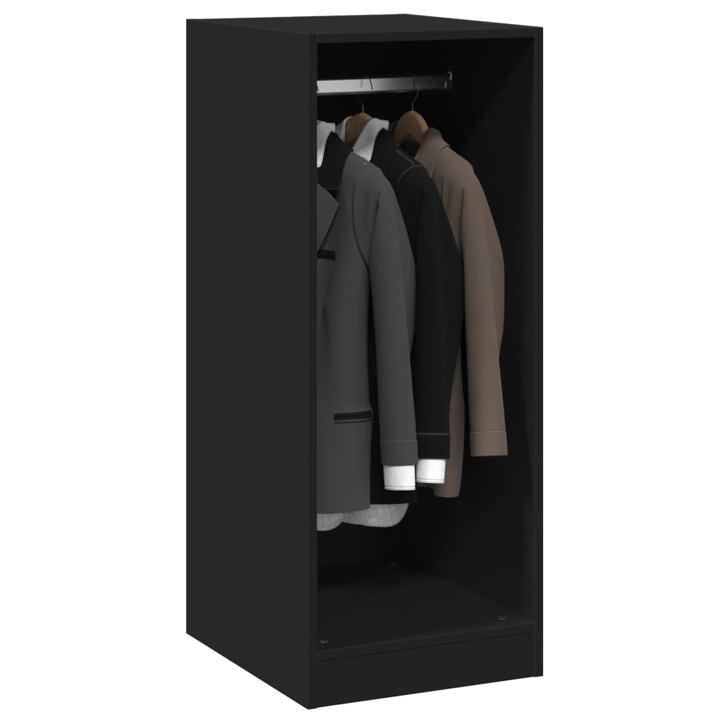 Wardrobe Black 48x41x102 cm Engineered Wood