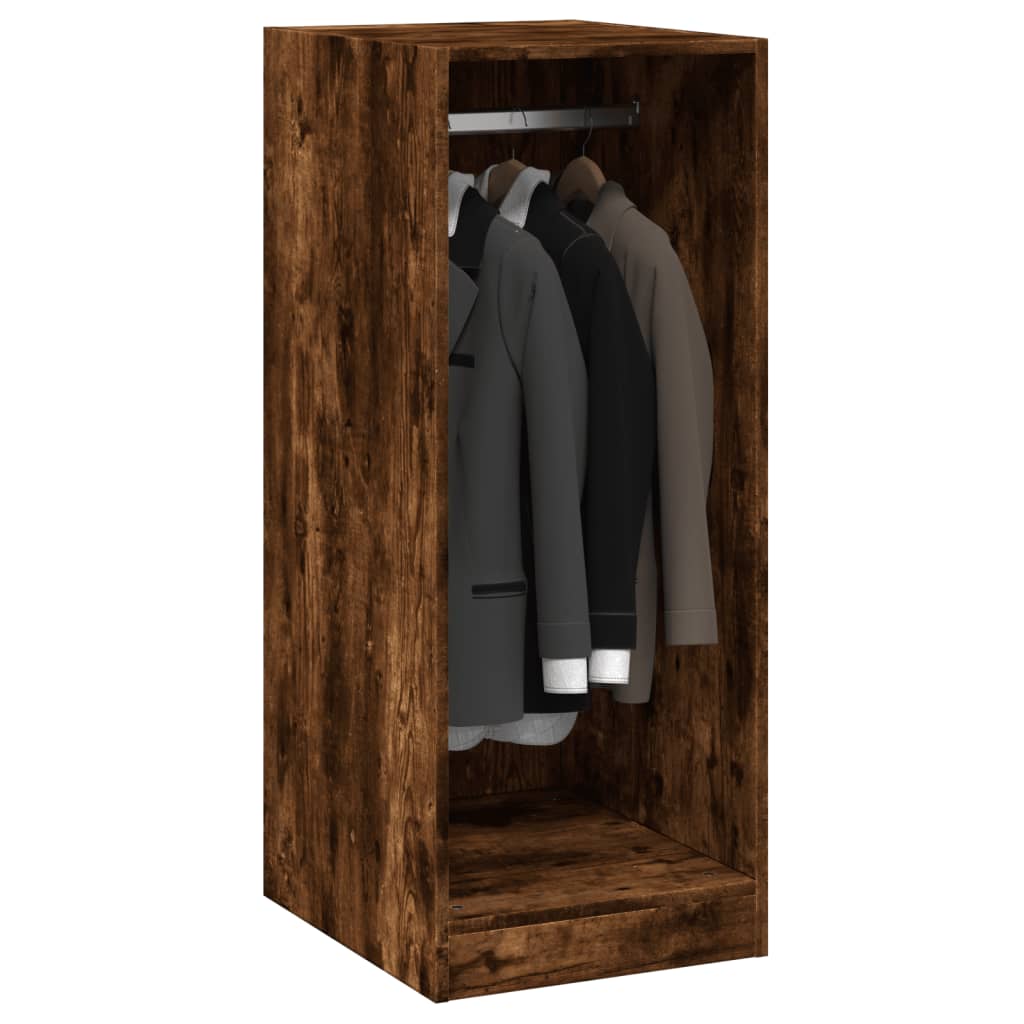 Wardrobe Smoked Oak 48x41x102 cm Engineered Wood