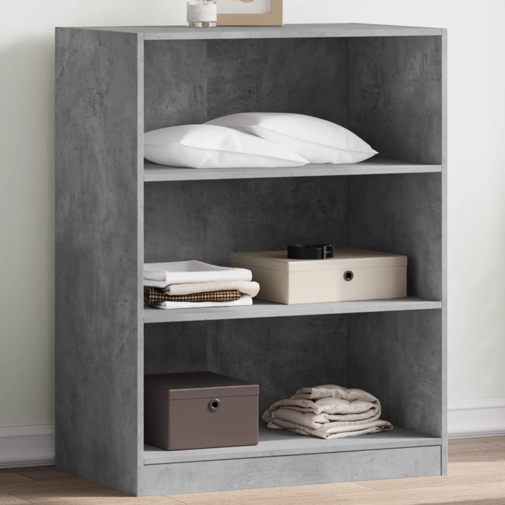 Wardrobe Concrete Grey 77x48x102 cm Engineered Wood