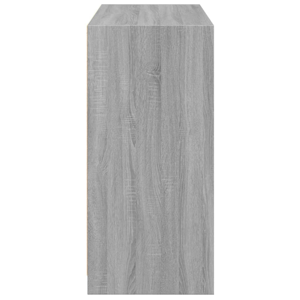 Wardrobe Grey Sonoma 77x48x102 cm Engineered Wood