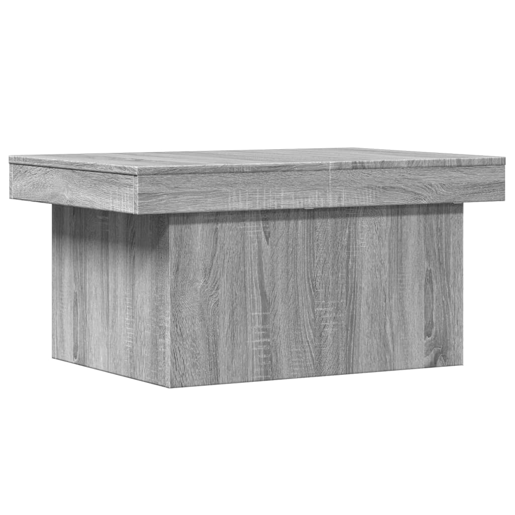 Coffee Table Grey Sonoma 80x55x40 cm Engineered Wood