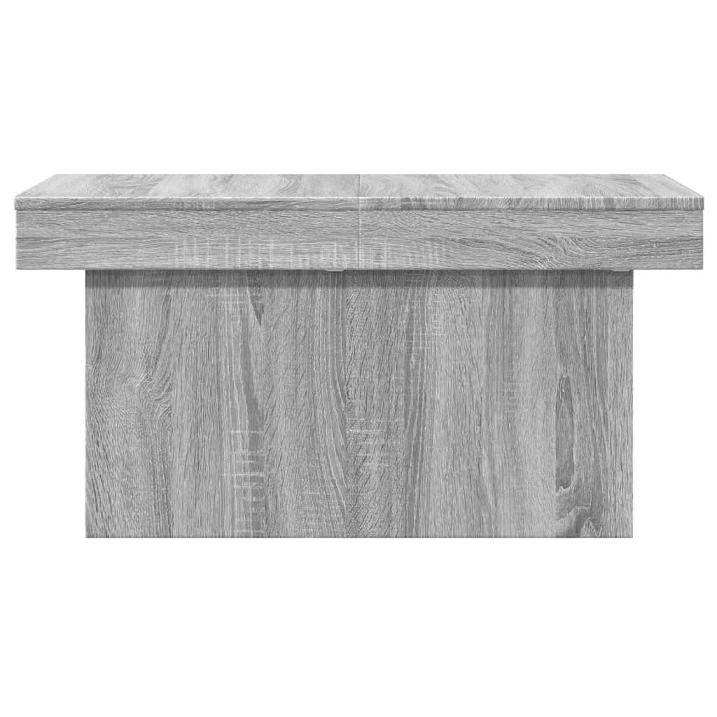 Coffee Table Grey Sonoma 80x55x40 cm Engineered Wood
