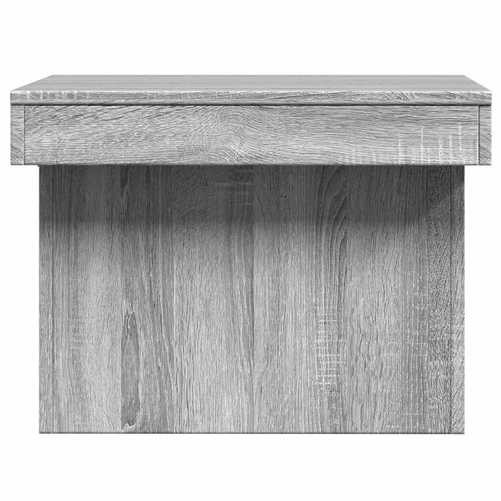 Coffee Table Grey Sonoma 80x55x40 cm Engineered Wood