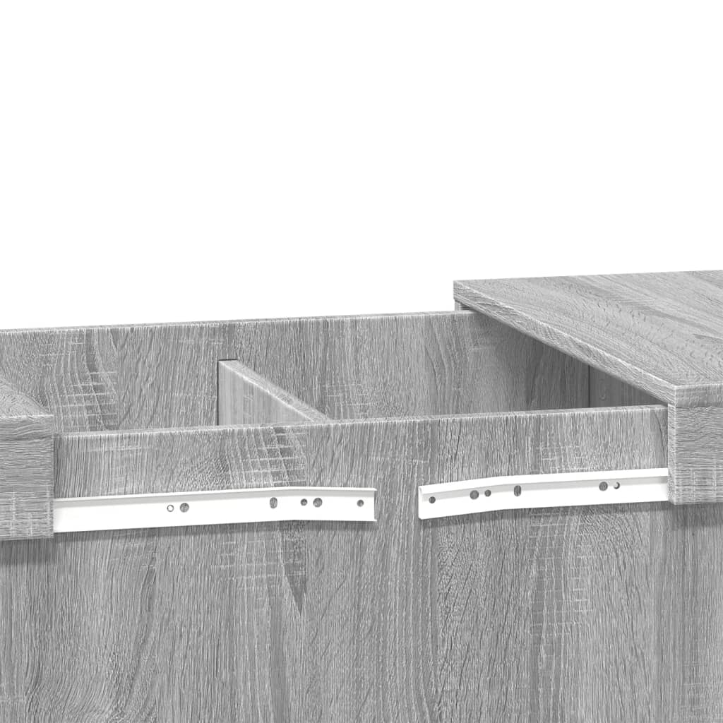 Coffee Table Grey Sonoma 80x55x40 cm Engineered Wood