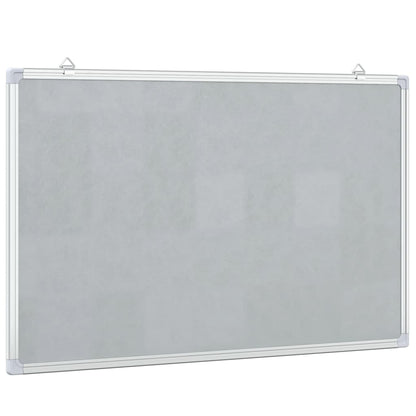 Magnetic Whiteboard 100x60x1.7 cm Aluminium