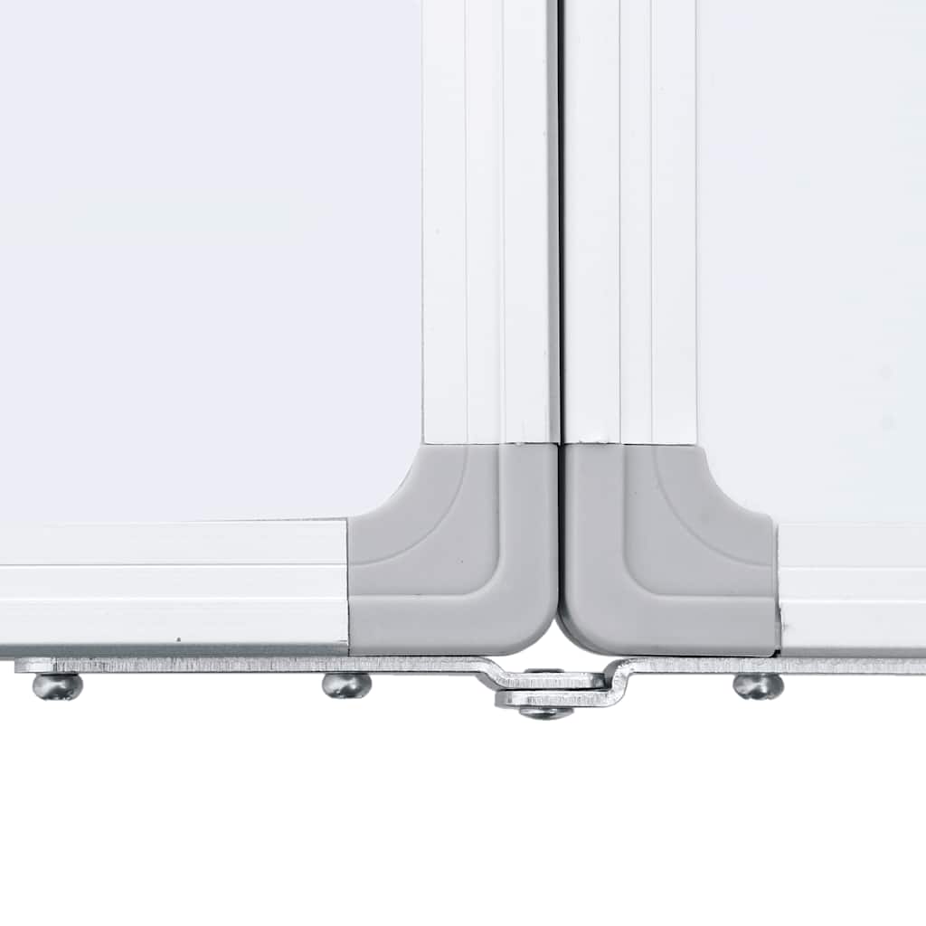 Magnetic Whiteboard Foldable 100x80x1.7 cm Aluminium