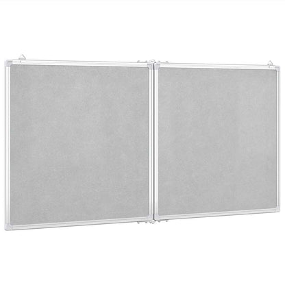 Magnetic Whiteboard Foldable 120x60x1.7 cm Aluminium
