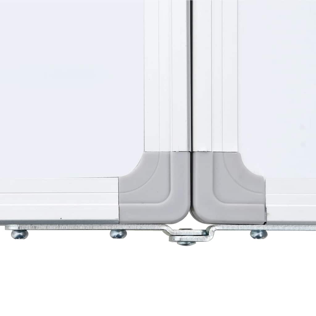 Magnetic Whiteboard Foldable 120x60x1.7 cm Aluminium